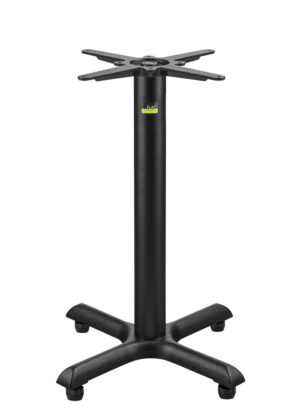 Commercial table base for restaurant and hospitality furniture