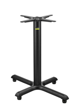 Commercial table base for restaurant and hospitality furniture