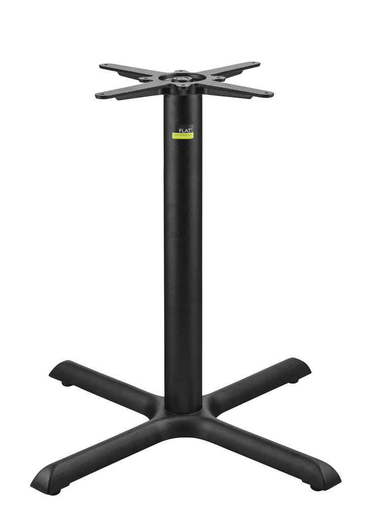 Commercial table base for restaurant and hospitality furniture