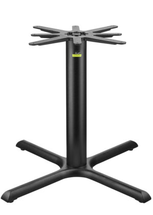 Commercial table base for restaurant and hospitality furniture
