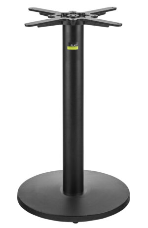 Commercial table base for restaurant and hospitality furniture