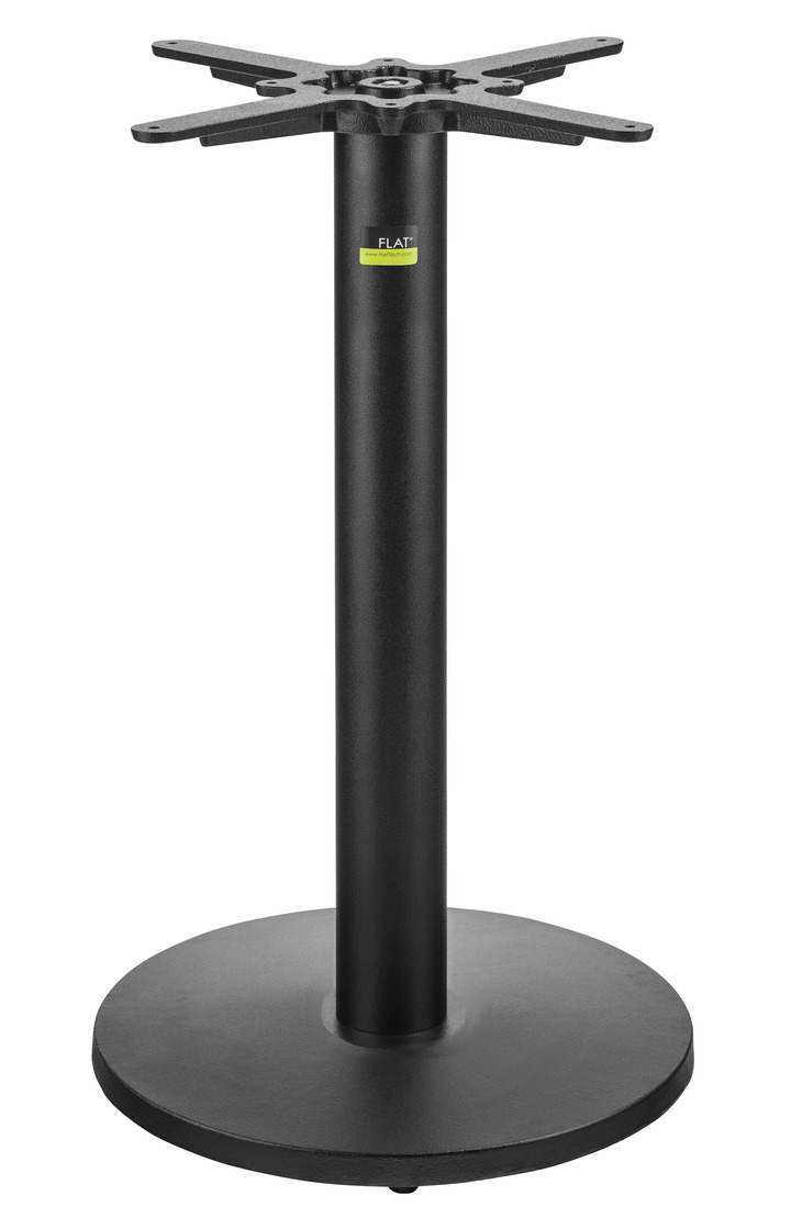 Commercial table base for restaurant and hospitality furniture