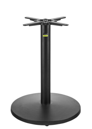 Commercial table base for restaurant and hospitality furniture
